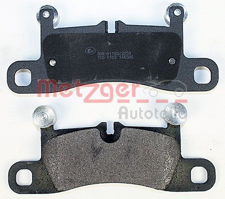 METZGER 1170523 GREENPARTS Bremsbelagsatz, Scheibenbremse